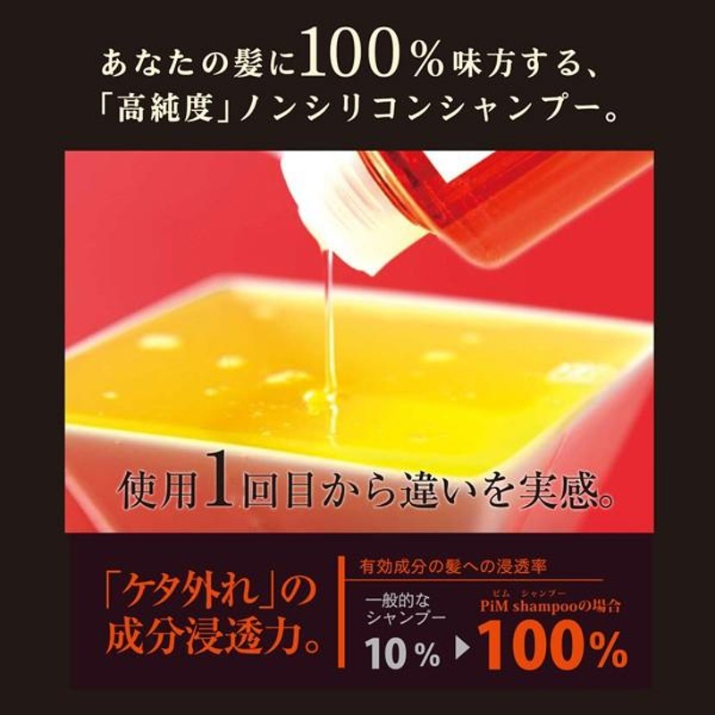 PiMピム シャンプー モイスチャー 1000ｍl ヘアケア コラーゲン