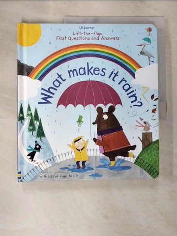 【書寶二手書T6／動植物_UOX】Lift-the-Flap First Q&A what makes it rain?_Katie Daynes,Christine Pym