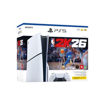 SONY PS5 SLIM 光碟版NBA 2K26同捆主機 買就送兩片PS遊戲片(隨機出貨 恕不挑片)