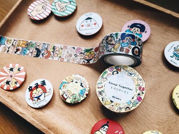 Emoji Together 表情符號大集合 紙膠帶