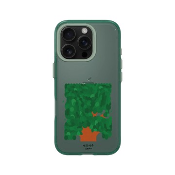 iPhone 16 Pro Clear 憂墨綠 - ENHO - 鳥與樹・棲