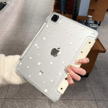 棕色星星適用ipadAir87平板保護殼mini7ipad保護殼A16ipad11保護