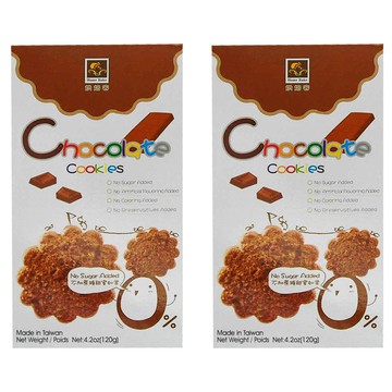 Home Bake 烘焙客 巧克力燕麥餅乾 無加糖  120g  2盒