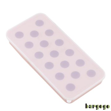 Bargogo 球型造型矽膠製冰盒-17球(兩入組)(可當副食品分裝盒)