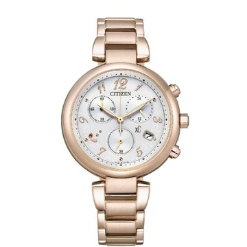 CITIZEN 星辰 XC Hebe田馥甄配戴款 台灣限定 情人節推薦 光動能計時女錶(FB1456-65B)35mm