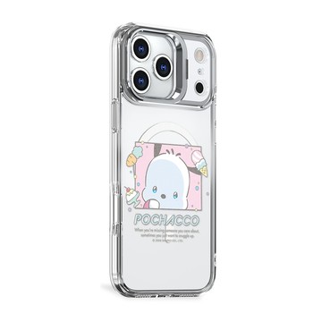 APBS 三麗鷗 iPhone 18/17/16/15/14/13/12系列 防震雙料隱形立架磁吸手機殼-悲傷帕恰狗
