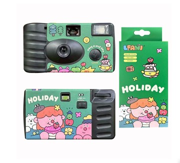 【LFANI樂斐】即可拍27張彩色膠卷即可拍相機 - Holiday 放假啦 | 一次性帶閃光照相機 送隨機精美贈品 G2