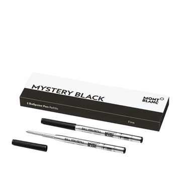 2 枝原子筆筆芯（F），漆黑魅影