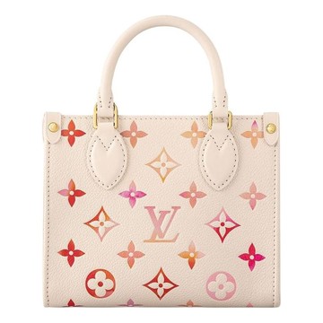 (WMNS) LOUIS VUITTON OnTheGo BB Monogram Empreinte Handbag 'Sunrise Aquarelle'
