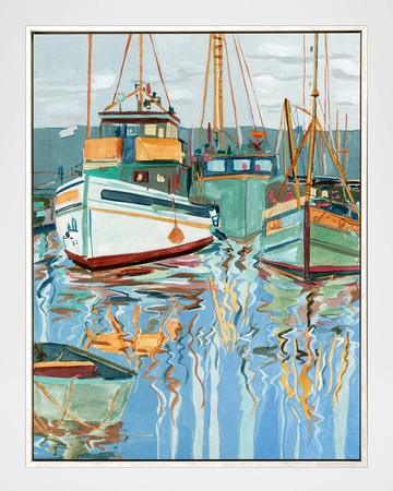 "Close to Shore II" Framed Giclee by Melissa Wang