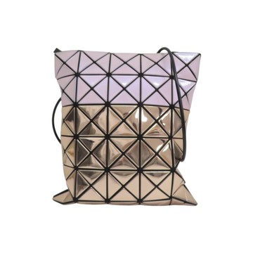 BAO BAO ISSEY MIYAKE 三宅一生 粉色 PVC塗層帆布 肩背包 BB18-AG146 【二手名牌BRAND OFF】