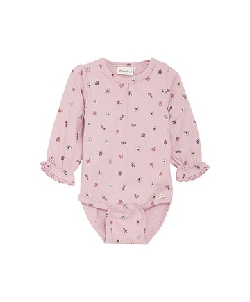 長袖包屁衣(亮丁香紫)80cm