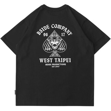 B-SIDE SPADE PANTHER TEE 美式黑豹 短T (黑色)