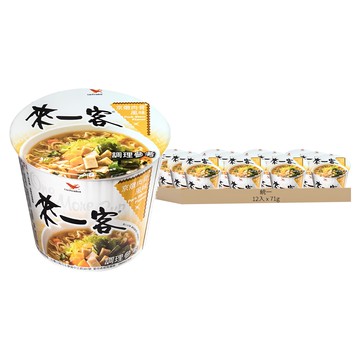 統一 來一客 杯麵 京燉肉骨風味 71g  12入