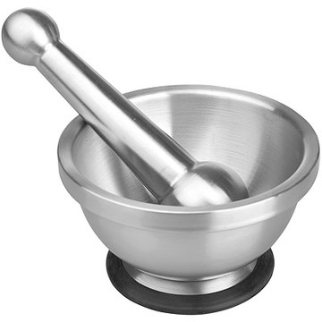 《IBILI》不鏽鋼雙頭香料磨搗組- 研磨缽 磨藥機 搗泥器 杵臼 搗缽