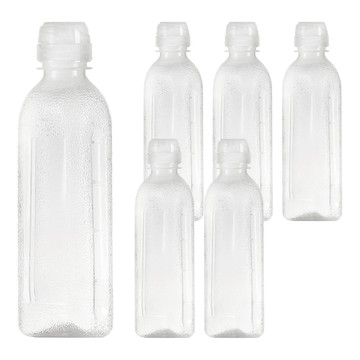 擠壓式調味瓶子 食品級PP5材質 防塵蓋  300ml  6個
