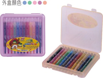 【SKB文明】OL-122 蠟筆12色(隨機出貨) / 盒【APP滿額下單10%點數(單一帳號最高5000點)】1/31止