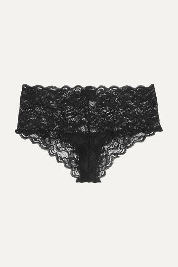 Cosabella - Never Say Never Hottie Stretch-lace Briefs - Black - S/M