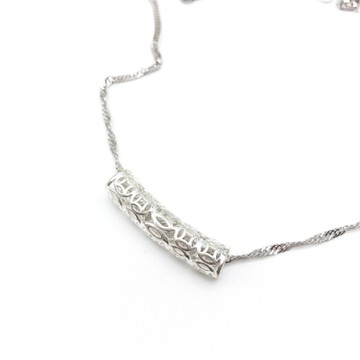 【HERA赫拉】 招財結緣鏤空銅錢吊墜項鍊-2色