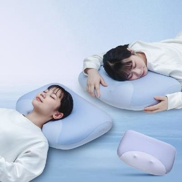 【揉捏恆溫好眠枕】3ZeBra 海浪枕 按摩睡眠兩用枕