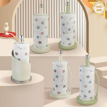 【免打孔收納】廚房紙巾架 捲紙架 置物架 收納架 紙巾盒 懶人抹布架 壁掛式 立式 不鏽鋼材質 防水防潮 節省檯面空間