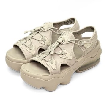NIKE AIR MAX KOKO 耐吉 彈性拉繩增高厚底氣墊涼鞋 女 奶茶 休閒潮流夏季運動涼鞋 HF4265-299
