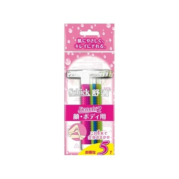 Schick 舒適 舒絲 女用輕便刀(5入組)【小三美日】