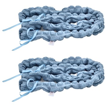 沐慕家居 泡芙格電線保護套 泡泡紗材質  2條