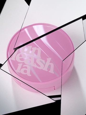Don't Touch Glass Pink Cushion