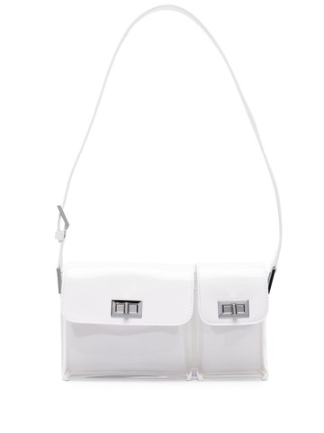 BY FAR - Billy faux-leather shoulder bag - women - Polyurethane/Recycled Polyurethane - One Size - White
