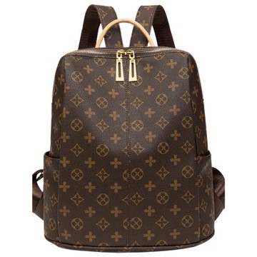 雙肩背包女士2025新款時尚大容量旅行出游真皮高級感洋氣休閑輕奢