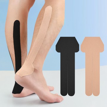 大友los2141肆組腳踝小腿預分切透氣肌肉效貼布異形彈力肌貼運動護踝肌肉貼布