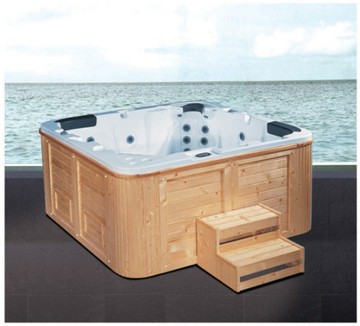 【麗室衛浴】BATHTUB WORLD 獨家擁有 豪華按摩浴缸 G-8004 多種出水按摩方式 2000*2000*900mm