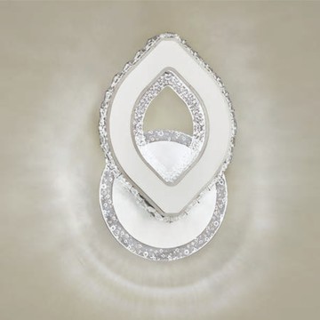 不鏽鋼+水晶壁燈 F85-09-K4194