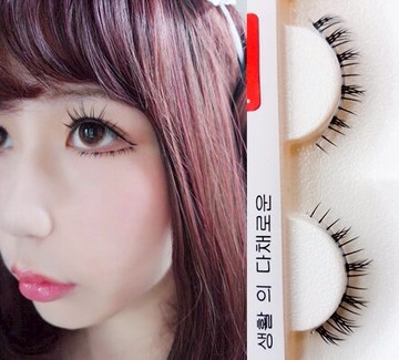 兔醬家】小精靈款下睫毛 手工磨尖 1對裝日系類似綠標1對假睫毛