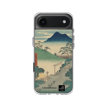 iPhone Air Clear Case（相機按鈕） 透明 - Van Gogh Museum - 浮世繪系列東海道五十三次名所圖會 - 歌川廣重