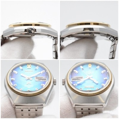 SEIKO セイコー 5216-7020 LM LORD MATIC ロードマチック ブルー 自動 