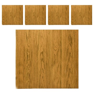 WE CHAMP 木紋3D防撞牆貼 WTB-691  70 x 70 x 0.6cm  原木紋  5片