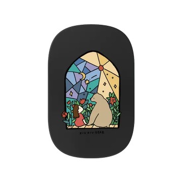 固架 MAX- MagSafe 兼容 黑 - 咻咻熊 XiuXiubear - 窗裡的日月