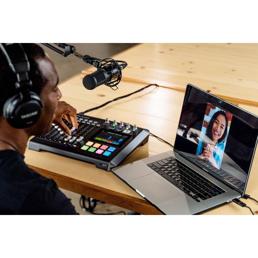 TASCAM(タスカム) Mixcast ポッドキャスト制作 USBオーディオインターフェース 高音質 Bluetooth受信