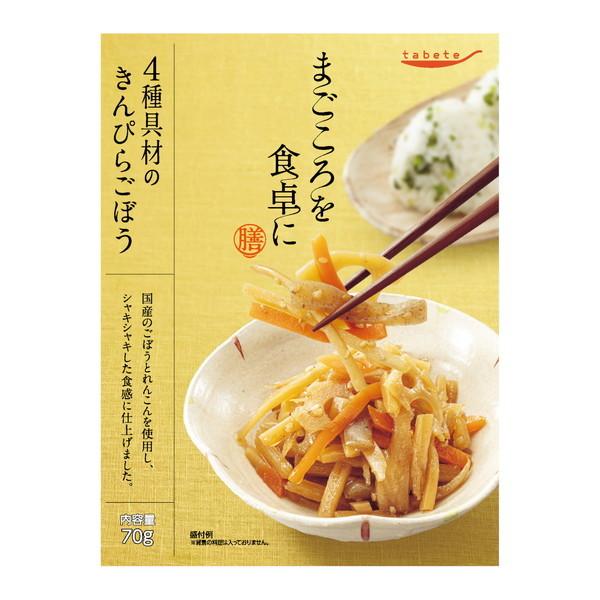 国分 tabeteまごころを食卓に 膳 4種具材のきんぴらごぼう 70g x30 メーカー直送