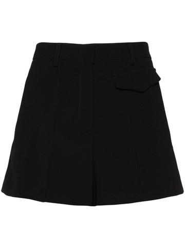 Blanca Vita - seam-detail shorts - women - Polyester/Elastane - 42 - Black