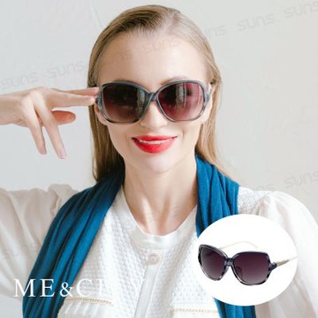 ME&CITY 皇室風格紋路太陽眼鏡 義大利設計款 抗UV400 (ME 120012 F251)