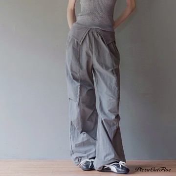 腰間造型寬褲 PizzaCutFive PCF253480012