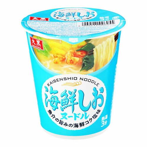 大黒食品工業 大黒 海鮮塩ヌードル カップ 66g ×12 メーカー直送