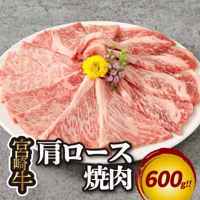 ふるさと納税 木城町 宮崎牛肩ロース焼肉600g(木城町)