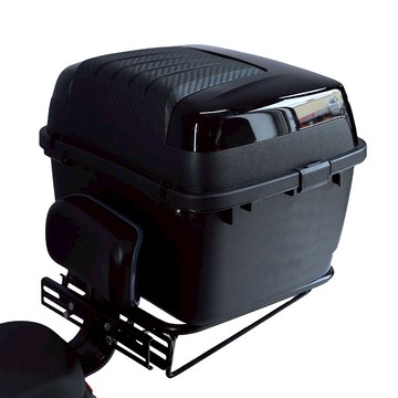 免運 特惠/工廠直銷 車筐 自行車車筐 機車車筐  電動車后備箱電瓶車免拆靠背尾架電摩后尾箱防水儲物箱防盜頭盔筐全館折扣 特價出 可開發票 m5421