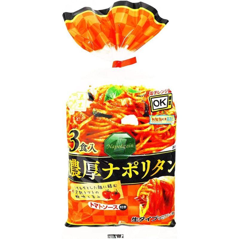 五木食品 3食濃厚ナポリタン 483g ×12個(電子レンジ調理可能)