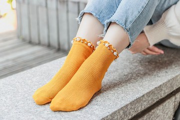 甜美花邊襪-棉襪 推推襪 短襪 襪子 鞋履襪品 socks