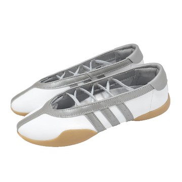 休閒鞋 Taekwondo Mei Ballet W 女鞋 芭蕾風 白 銀 瑪莉珍 跆拳道鞋 JQ6438